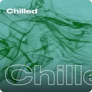 Illustration of chilled music widged