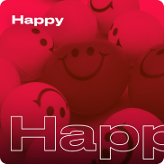 Illustration of Happy music widged