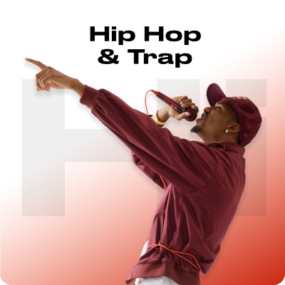 Illustration of Hiphop and trap widged