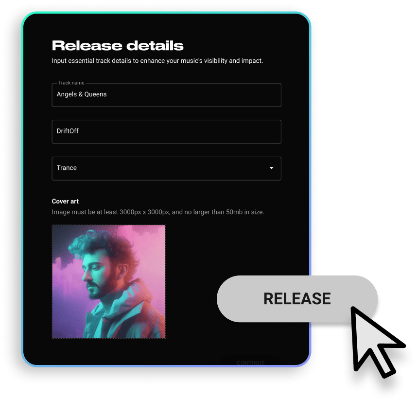 Illustration of Loudly's distribution site