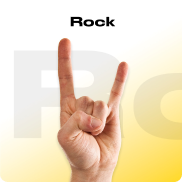 Illustration of rock widged